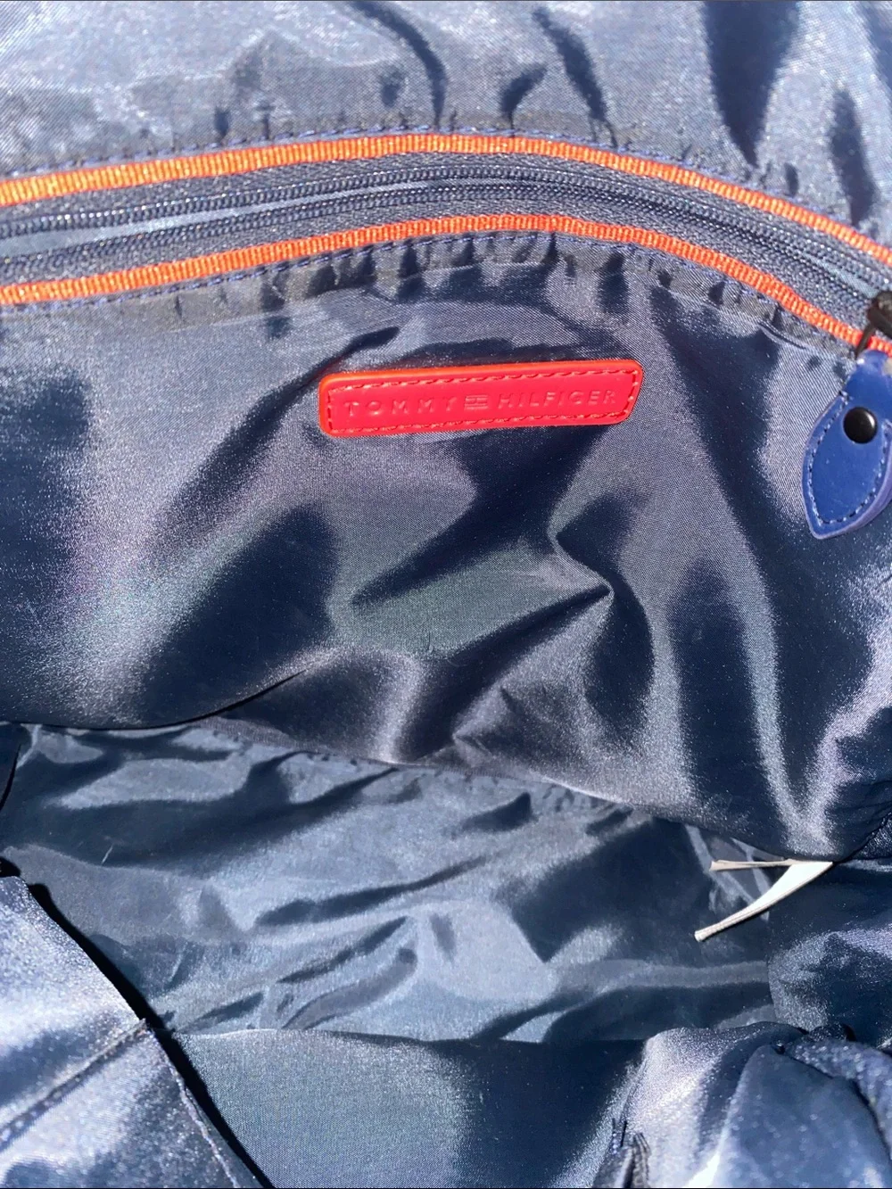Tommy Hilfiger Black Backpack with Branded Straps